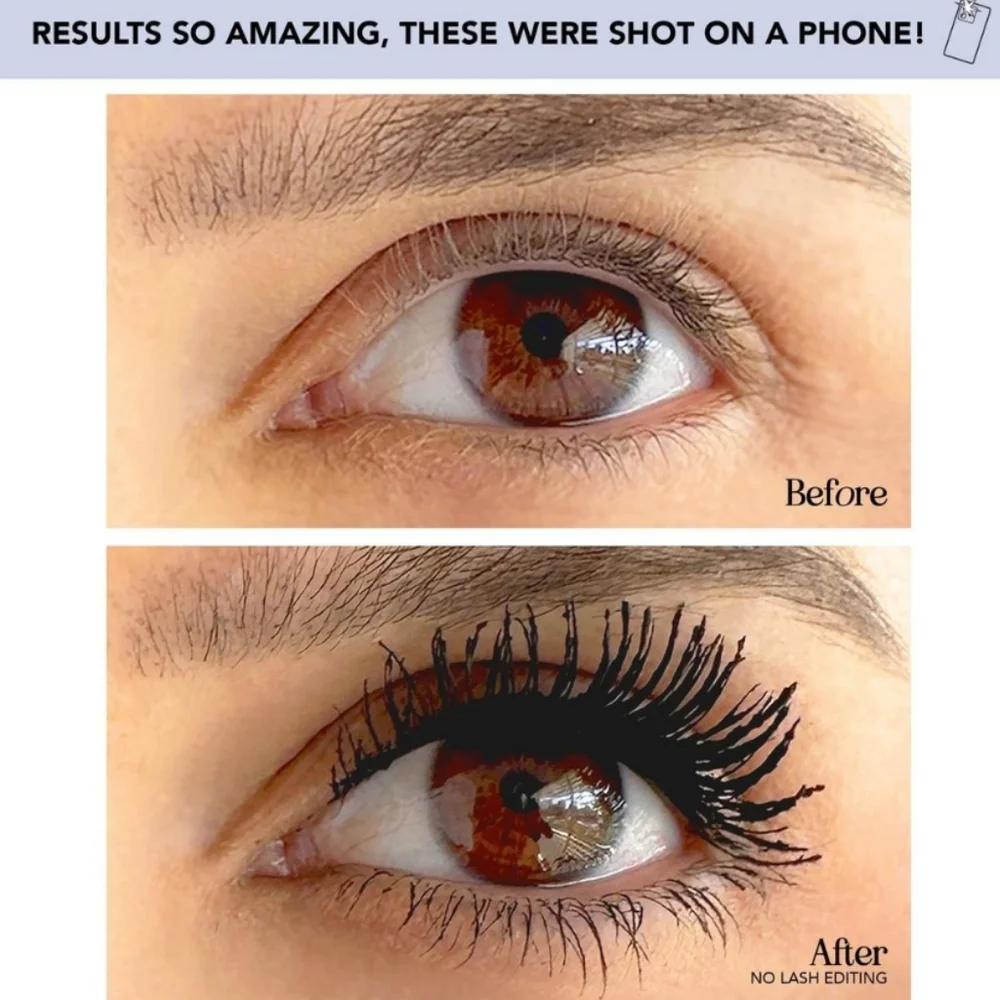 POLITE SOCIETY GREATEST LASHES OF ALL TIME VOLUMIZING & LENGTHENING MASCARA.